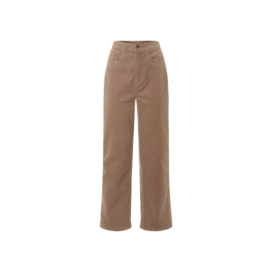 esmara Corduroy dames broek (Bruin, 36) afbeelding 1