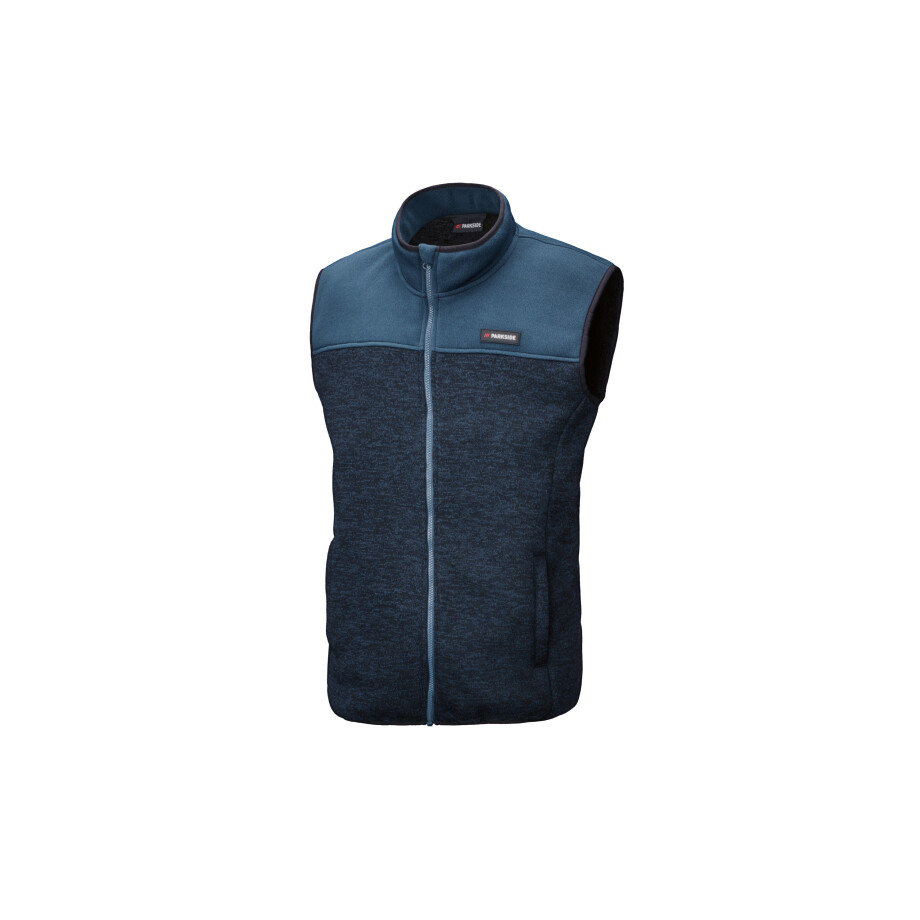 PARKSIDE Heren fleece bodywarmer (Marineblauw, M) afbeelding 1