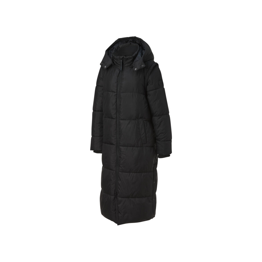 CRIVIT 2-in-1 gewatteerde dames winterjas (L (44/46), Zwart) afbeelding 1