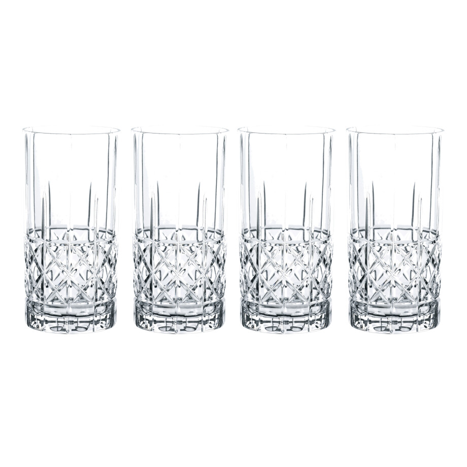 SPIEGELAU 4 whiskyglazen of 4 long drink glazen (Longdrink) afbeelding 