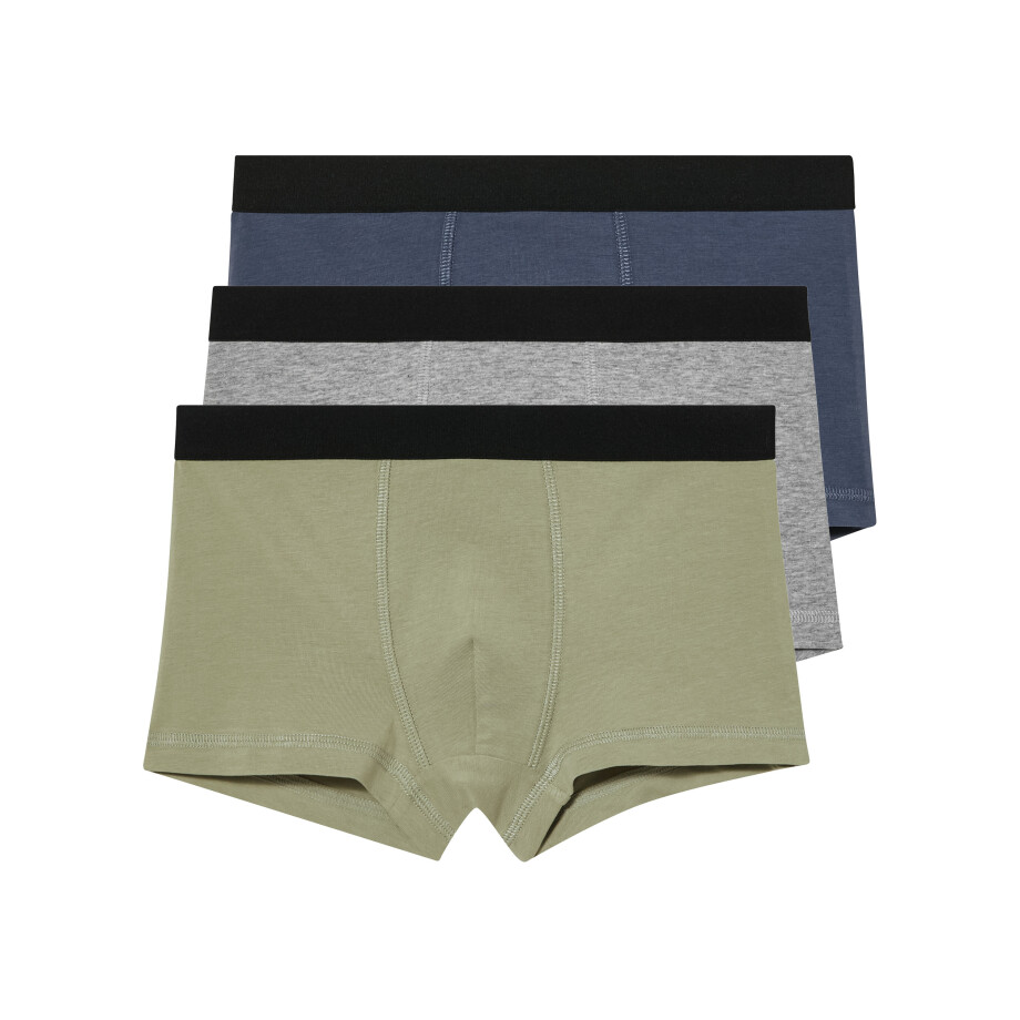 pepperts! 3 jongens boxers (marineblauw/groen/grijs, 146/152) pepperts! 3 jongens boxers (marineblauw/groen/grijs, 146/152) afbeelding 1