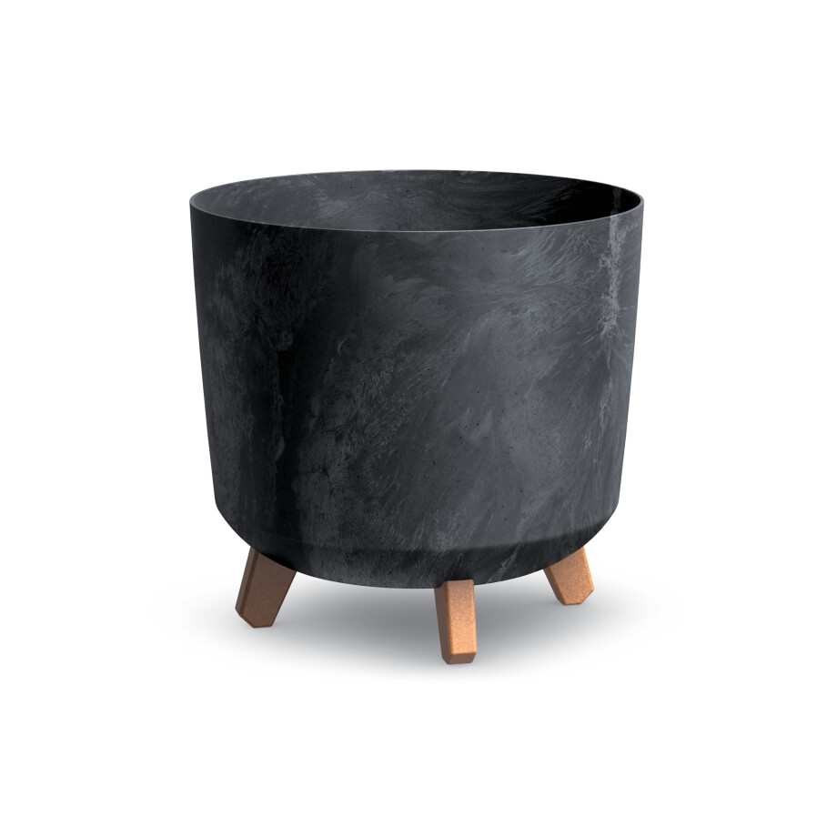 Prosperplast Bloempot Gracia Tubus (Antraciet, 285x298) afbeelding 1