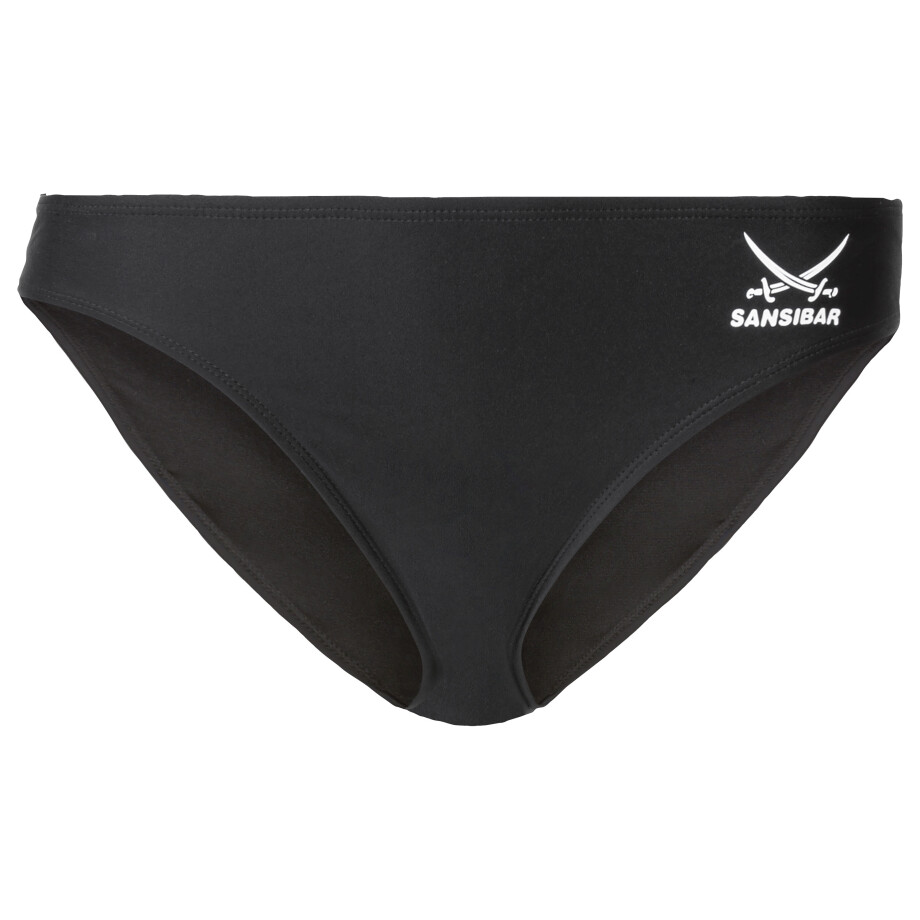 SANSIBAR Dames bikinibroekje (Zwart, 40) afbeelding 1