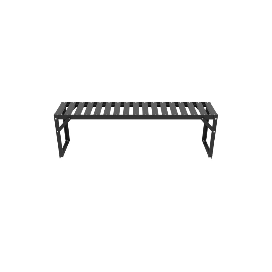 Vitavia Aluminium tafelblad, 121 x 28 x 39 cm, zwart Vitavia Aluminium tafelblad, 121 x 28 x 39 cm, zwart afbeelding 1
