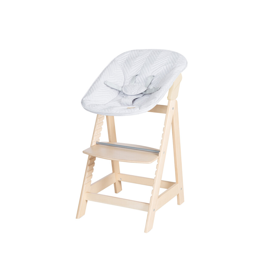 ROBA 2-in-1 kinderstoel Born Up Zickzack (Naturel) ROBA 2-in-1 kinderstoel Born Up Zickzack (Naturel) afbeelding 1