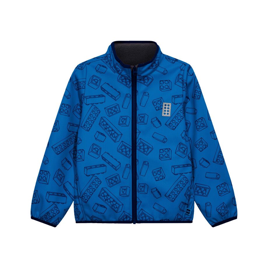 LEGO Wear Kinder softshelljas (Blauw, 110/116) afbeelding 1