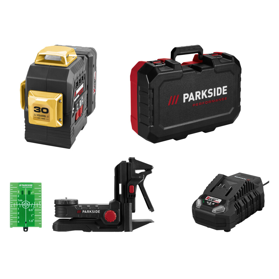PARKSIDE PERFORMANCE Accu-kruislijnlaser 20 V met accu en lader, Limited Edition afbeelding 1