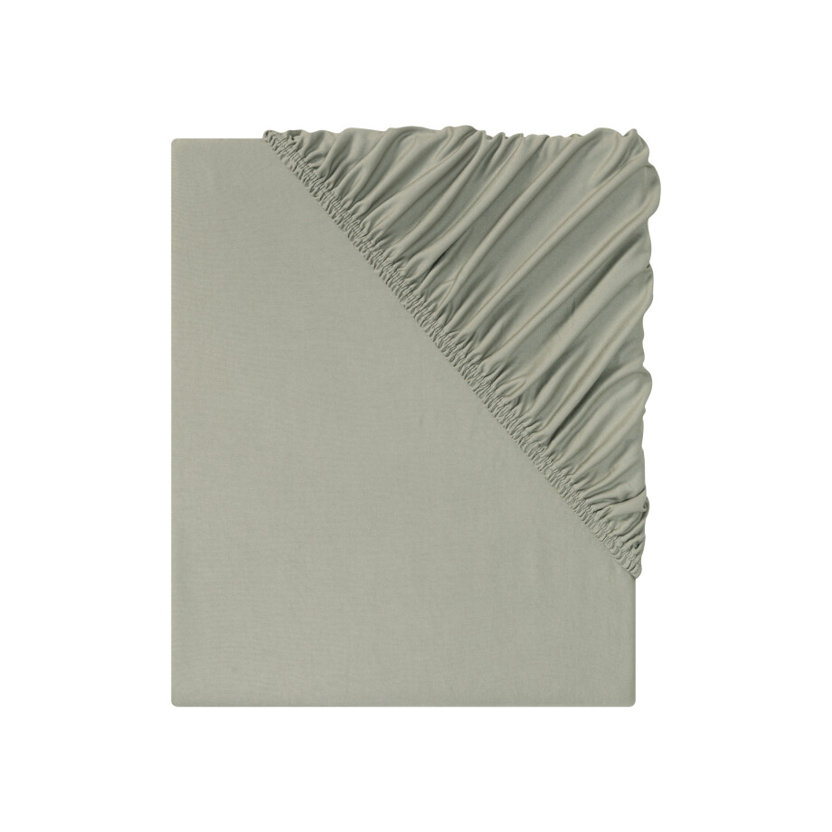 LIVARNO home Jersey hoeslaken 140-160 x 200 cm (Groen) LIVARNO home Jersey hoeslaken 140-160 x 200 cm (Groen) afbeelding 1