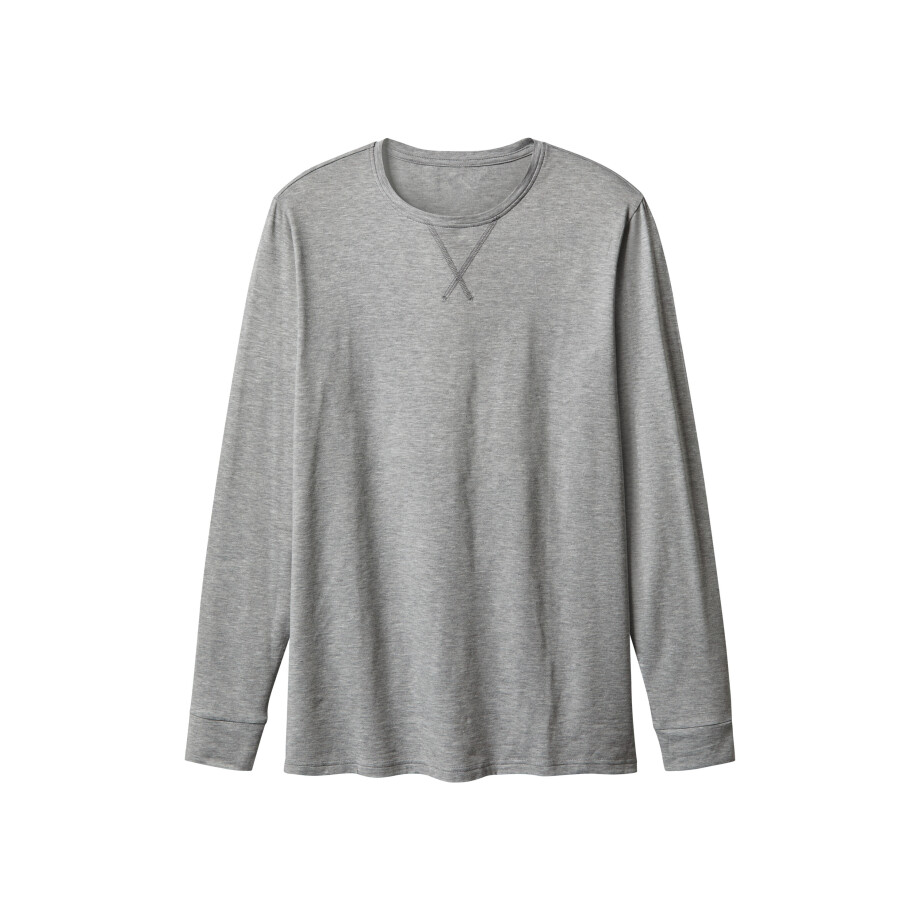 esmara Men Heren thermoshirt (Grijs, S) afbeelding 1