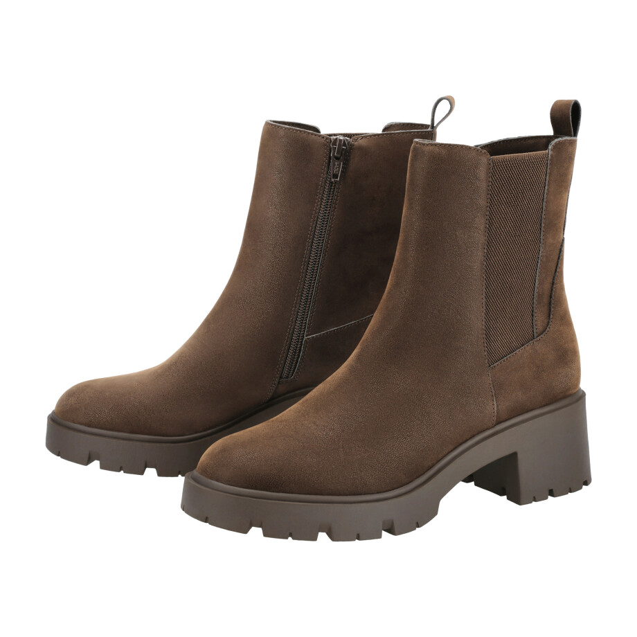 esmara Dames enkellaarsjes (Bruin, 41) afbeelding 1