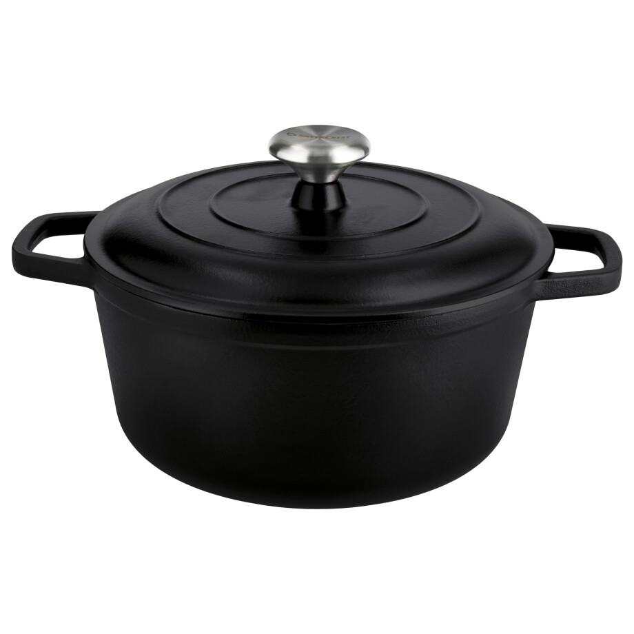 SILVERCREST Gietijzeren pan, Ø26 cm (zwart) afbeelding 1