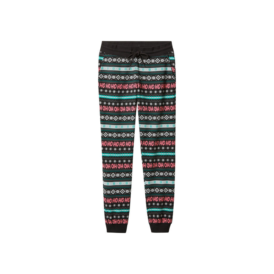 esmara Dames kerstjoggingbroek (Zwart, L (44/46)) esmara Dames kerstjoggingbroek (Zwart, L (44/46)) afbeelding 1