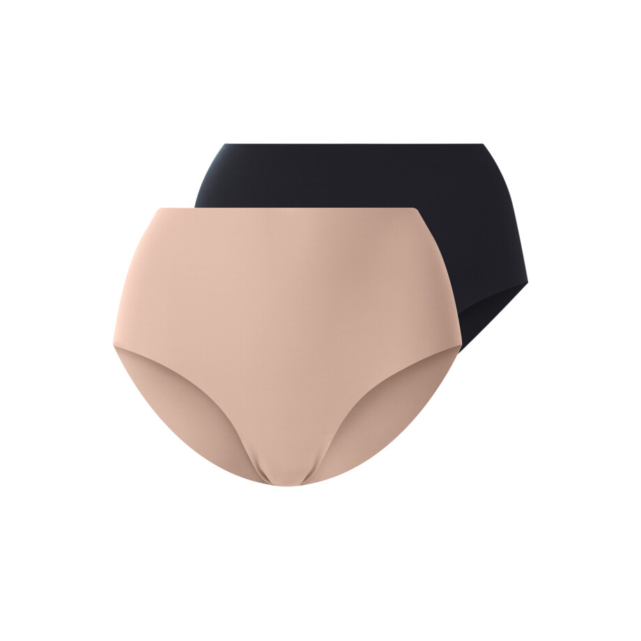 ESMARA Set van 2 dames corrigerende onderbroeken (Zwart/beige, L(44/46)) ESMARA Set van 2 dames corrigerende onderbroeken (Zwart/beige, L(44/46)) afbeelding 1