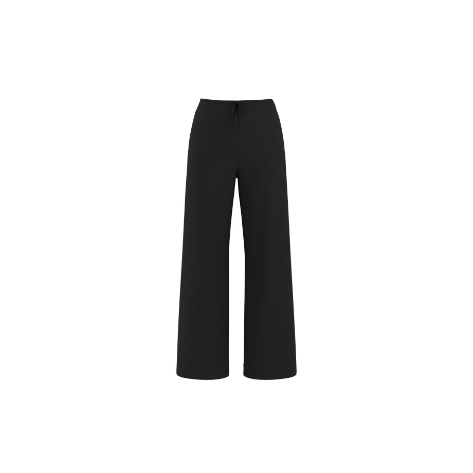 ESMARA Satijnen dames wide leg broek (Zwart, XS (32/34)) afbeelding 1