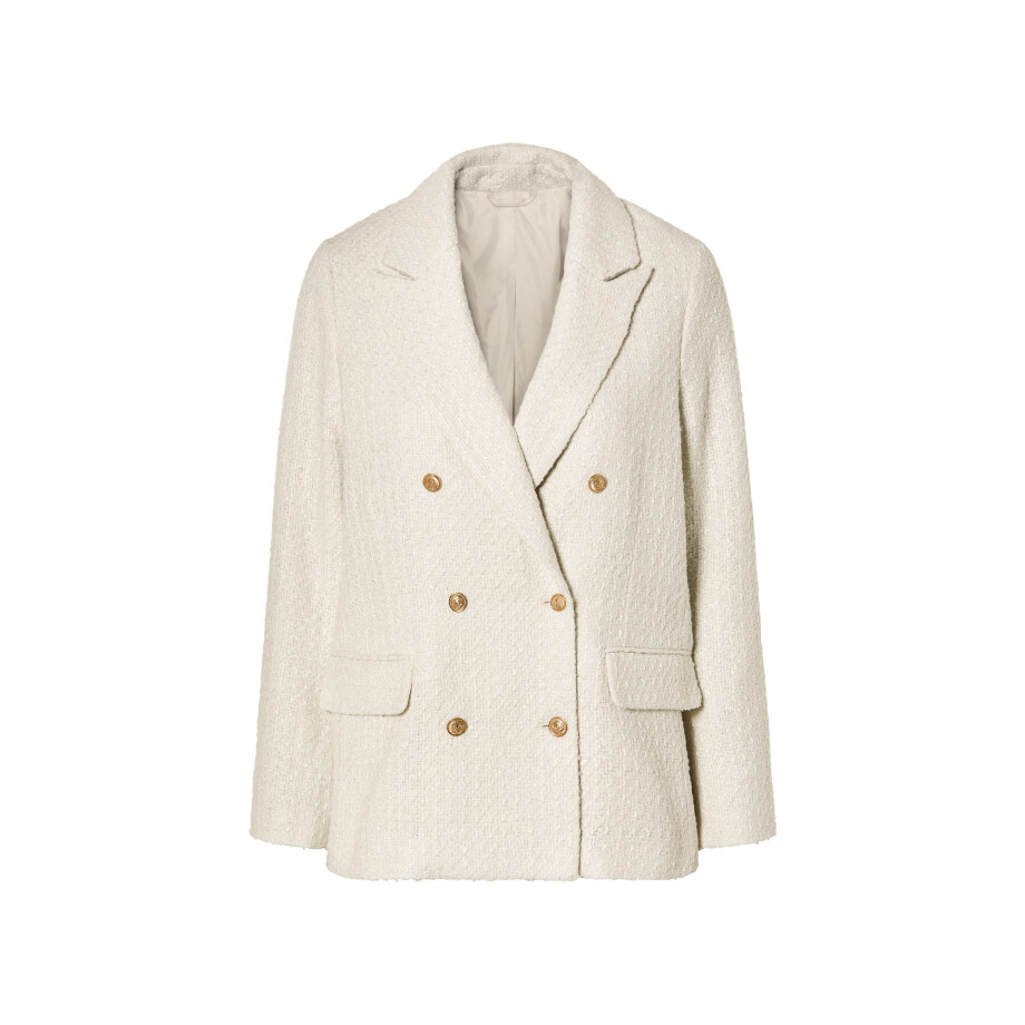 esmara Dames blazer (Wit, 40) afbeelding 1