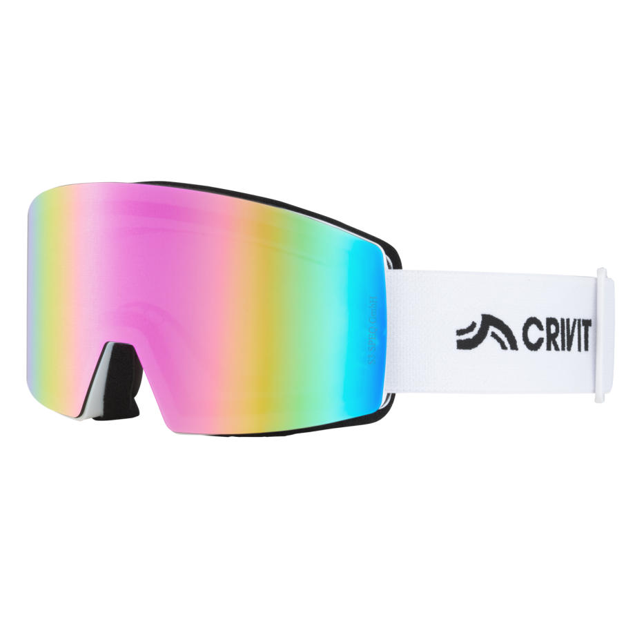 CRIVIT Kinder skibril, frameloos (Mooi weer/hoekig, Wit) CRIVIT Kinder skibril, frameloos (Mooi weer/hoekig, Wit) afbeelding 1