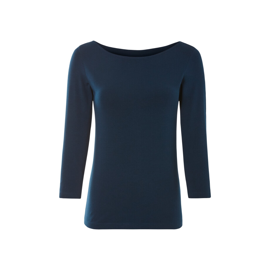 esmara Dames longsleeve (Marineblauw, M (40/42)) afbeelding 1