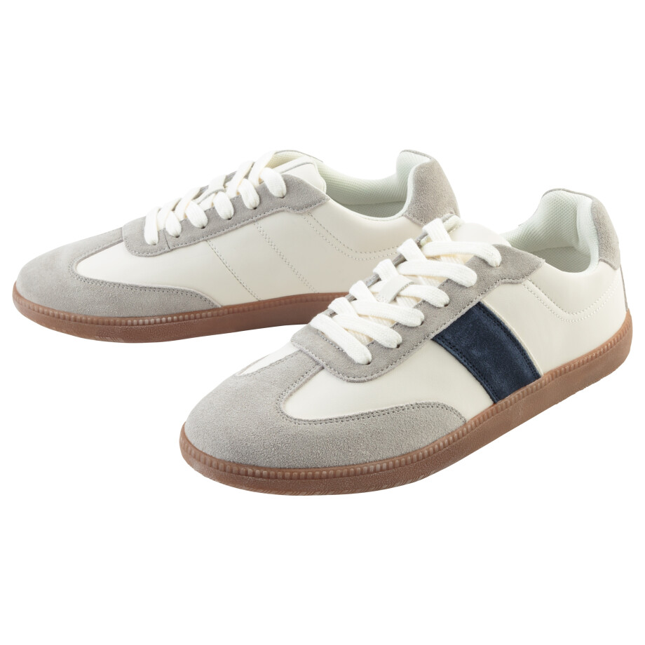LIVERGY Heren sneakers (Wit, 44) afbeelding 1