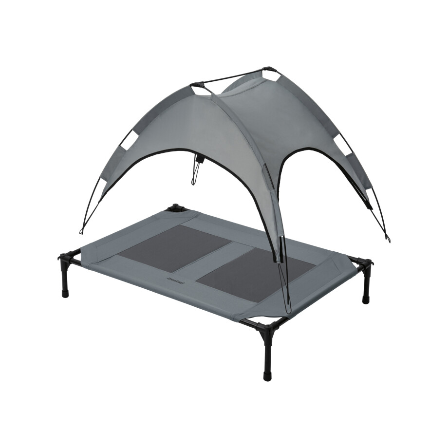 zoofari Hondenbed met zonnedak of opvouwbaar hondenbed (Hondenbed met zonnedak) zoofari Hondenbed met zonnedak of opvouwbaar hondenbed (Hondenbed met zonnedak) afbeelding 1