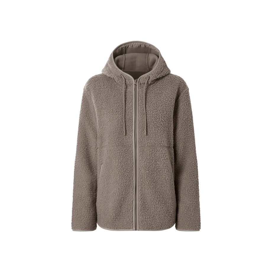 ESMARA Dames teddy fleecejas (Beige, XS (32/34)) ESMARA Dames teddy fleecejas (Beige, XS (32/34)) afbeelding 1