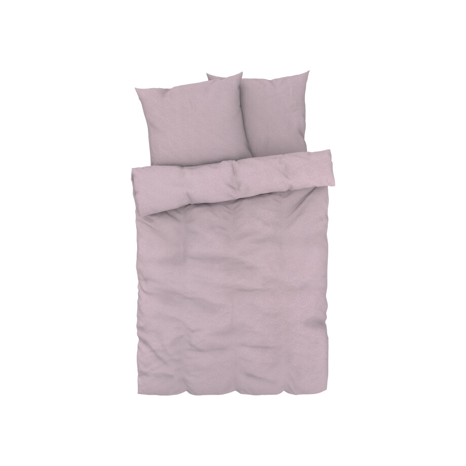 LIVARNO home Dekbedovertrek 240 x 220 cm (Stippen/roze) afbeelding 1