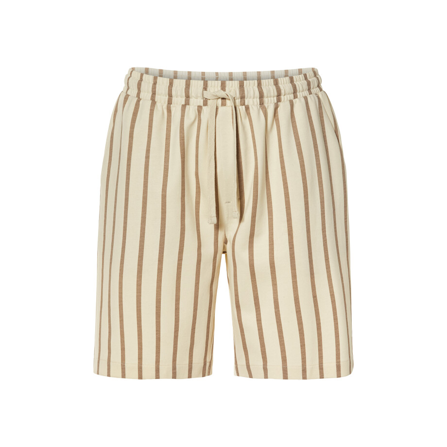 LIVERGY Korte heren broek (Crème/bruin, XL) afbeelding 1