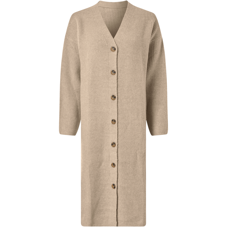 ESMARA Dames lang vest (Beige, L (44/46)) afbeelding 1