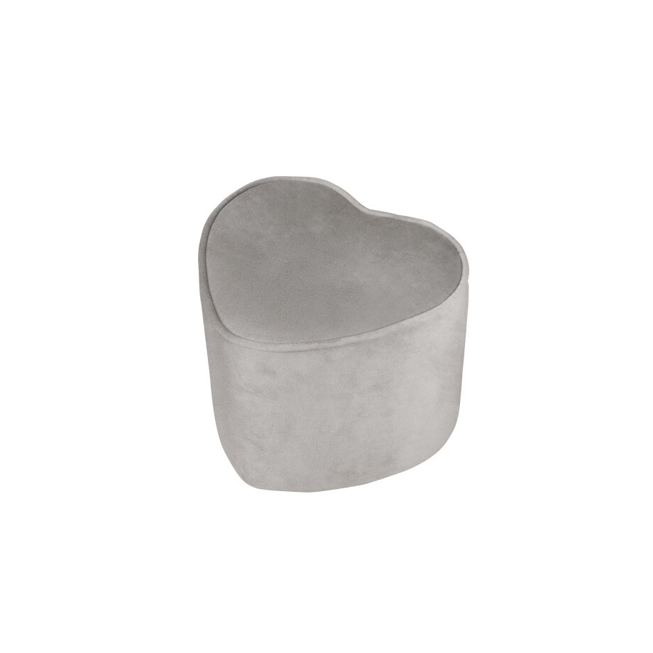 roba Kinderpoef (Hartvorm, Grijs) afbeelding 1