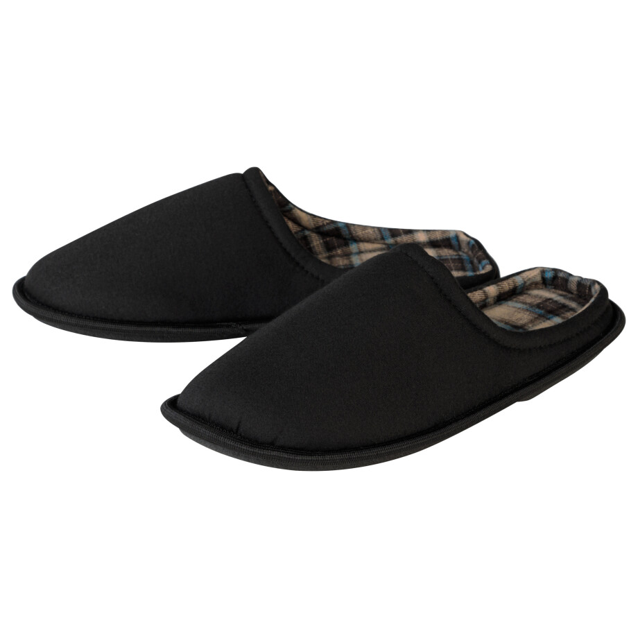 esmara Men Heren pantoffels (Zwart, 42/43) esmara Men Heren pantoffels (Zwart, 42/43) afbeelding 1