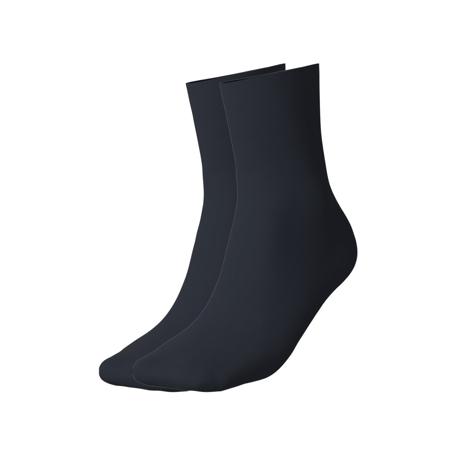 esmara 3 Paar sokken (Marineblauw, 39-42) afbeelding 1