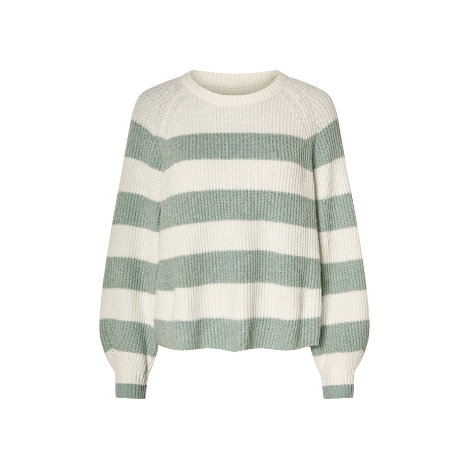 esmara Dames trui (Groen/wit, XS (32/34)) afbeelding 1