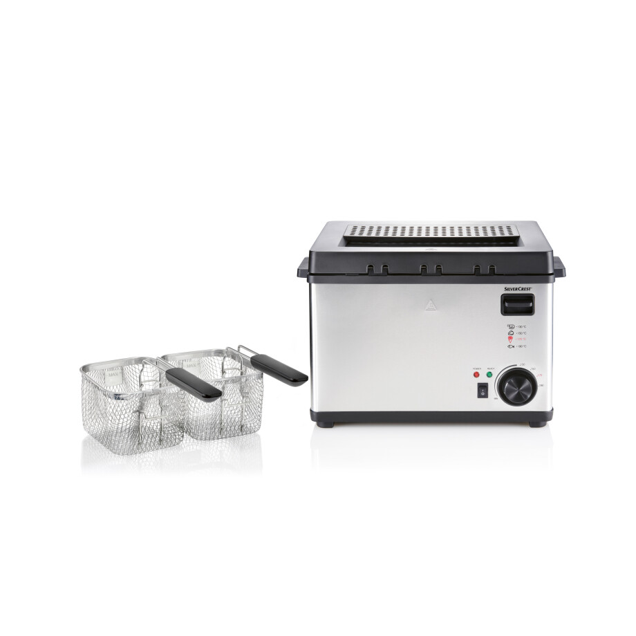 SILVERCREST KITCHEN TOOLS RVS frituurpan SILVERCREST KITCHEN TOOLS RVS frituurpan afbeelding