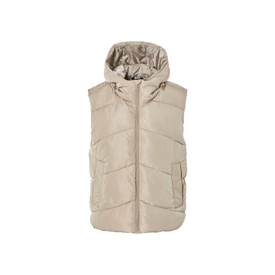esmara Dames bodywarmer (Beige, XS (32/34)) afbeelding 1