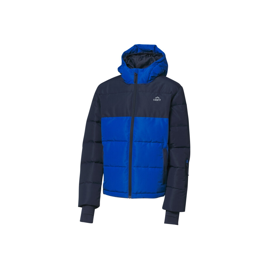 CRIVIT Kinder ski-jas (Blauw/donkerblauw, 122/128) afbeelding 1