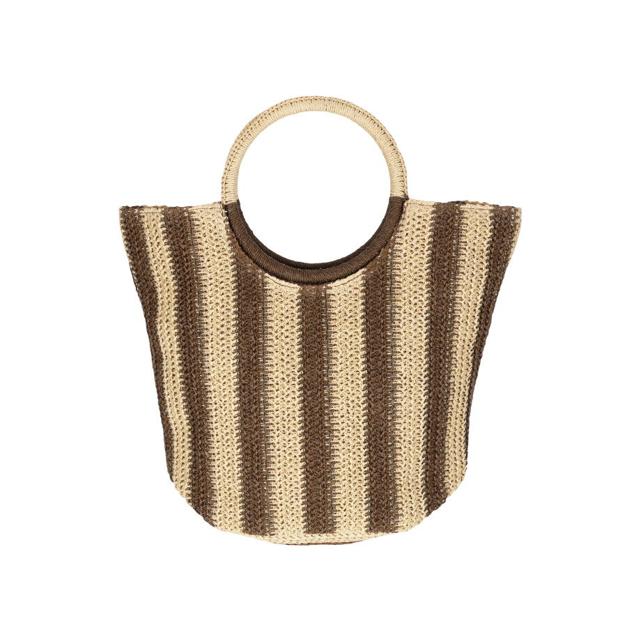 esmara Strandtas (Bruin/crème) esmara Strandtas (Bruin/crème) afbeelding 1