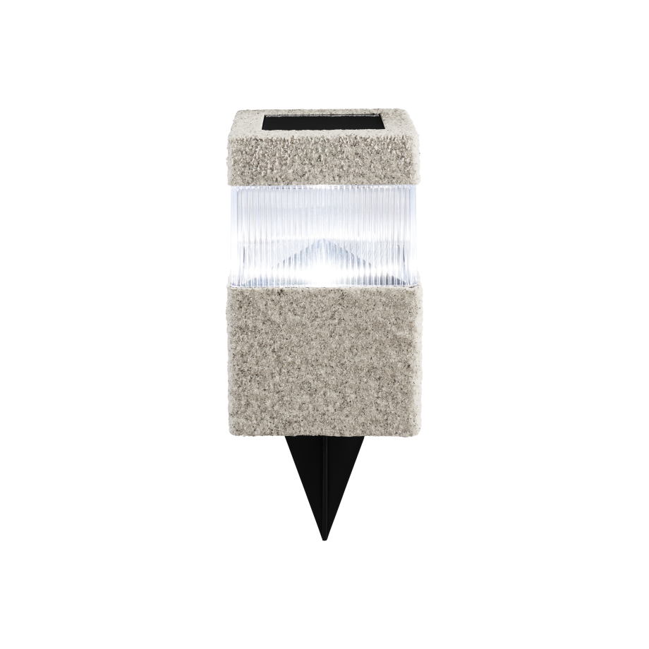 LIVARNO home Solar tuinlamp (Rechthoekig, Lichtgrijs) afbeelding 1