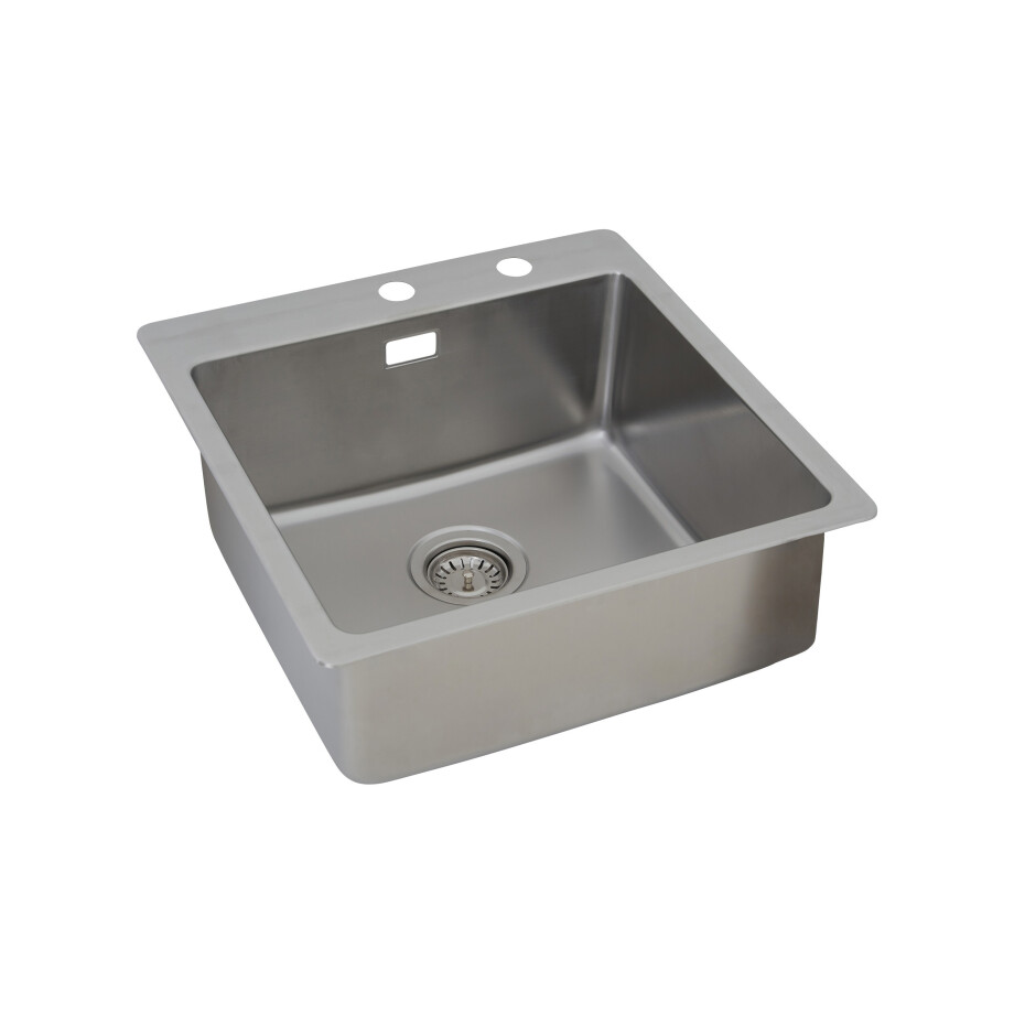 Respekta RVS wasbak Chicago (50x50 cm) afbeelding 1