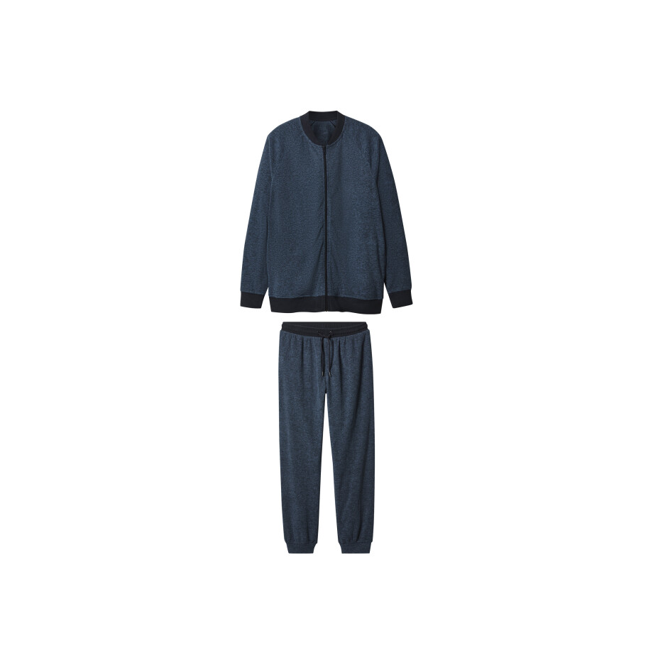 esmara Men Fleece heren huispak (Blauw, XL) esmara Men Fleece heren huispak (Blauw, XL) afbeelding 1