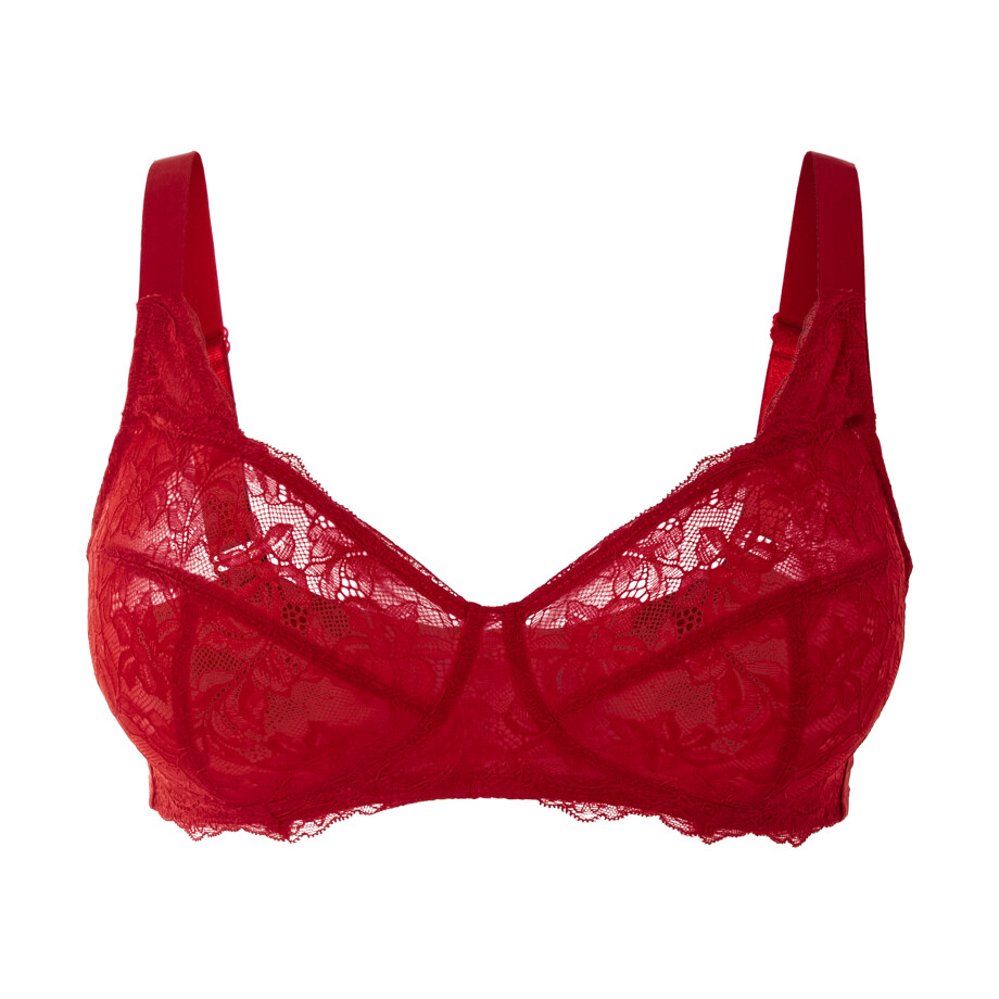 esmara Dames BH (85D, Rood) afbeelding 1