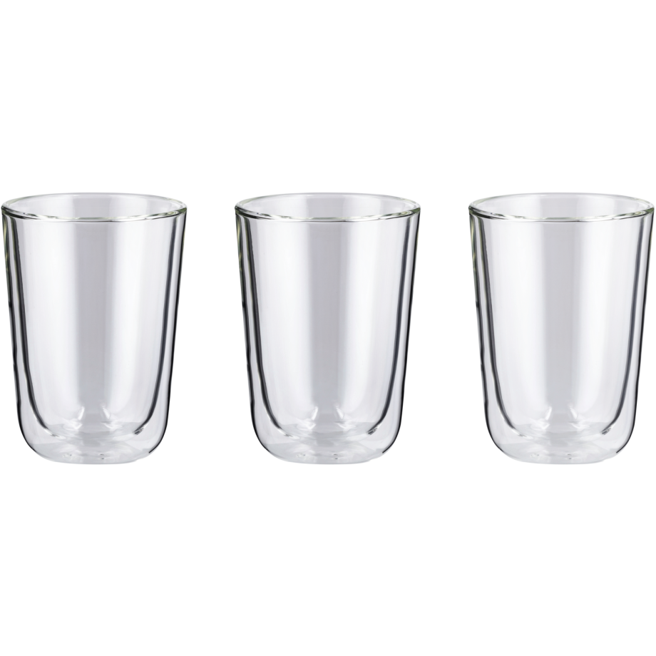 SILVERCREST Dubbelwandige glazen, Cappuccino, 3-delig SILVERCREST Dubbelwandige glazen, Cappuccino, 3-delig afbeelding 1