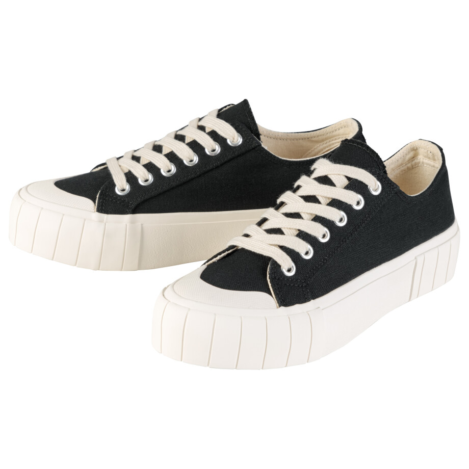 esmara Dames sneakers (Zwart, 40) afbeelding 1