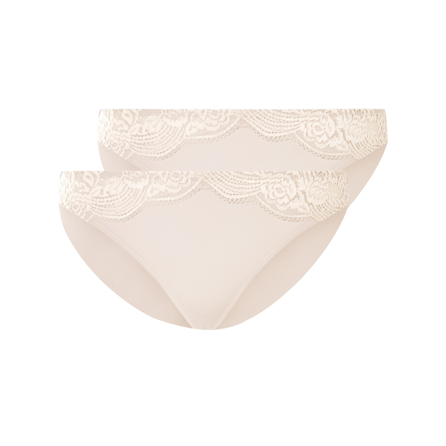 esmara 2 Dames onderbroeken (Beige, S (36/38)) afbeelding 1
