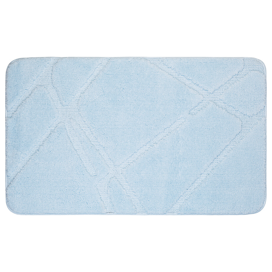 LIVARNO home Badmat 60 x 100 cm (Lichtblauw) LIVARNO home Badmat 60 x 100 cm (Lichtblauw) afbeelding 1
