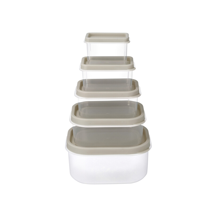 SILVERCREST Vershouddozenset 5-delig (Rechthoekig, Beige) afbeelding 1