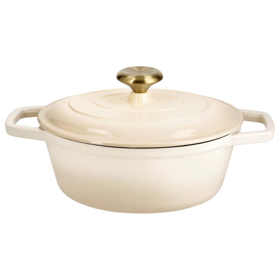 SILVERCREST Gietijzeren braadpan, Ø24 cm (Crème) SILVERCREST Gietijzeren braadpan, Ø24 cm (Crème) afbeelding 1