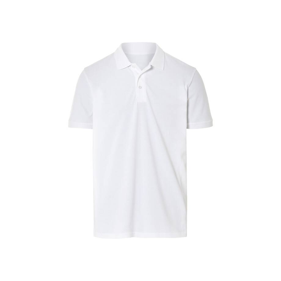 esmara Heren poloshirt (Wit, M) afbeelding 1