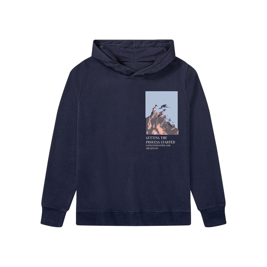 pepperts! Jongens hoodie (146/152, Marineblauw) pepperts! Jongens hoodie (146/152, Marineblauw) afbeelding 1