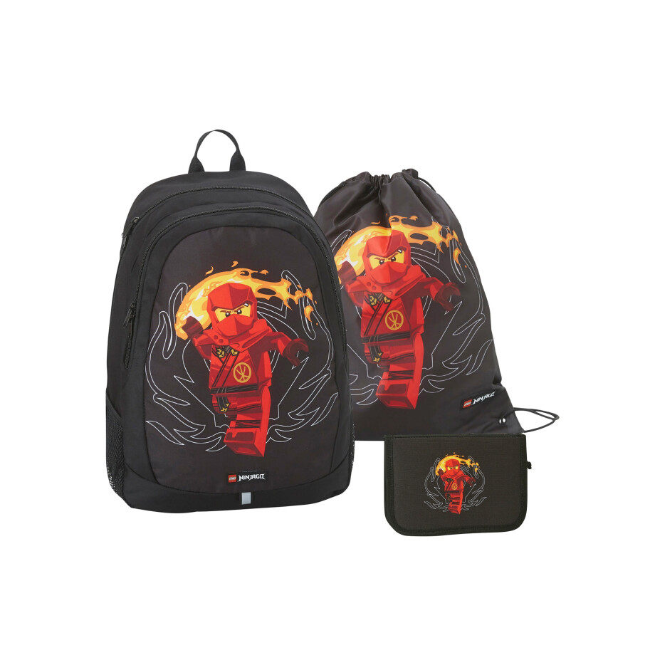 LEGO Schooltasset (Ninjago rood) afbeelding 1
