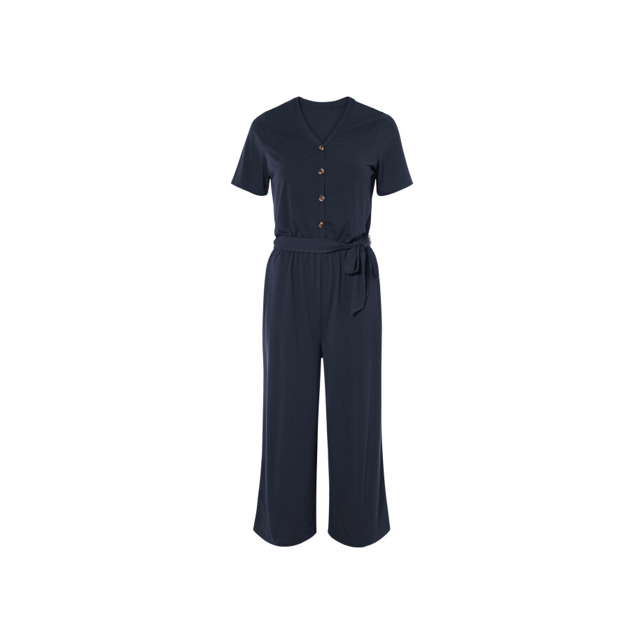 esmara Dames jumpsuit (Marineblauw, L (44/46)) afbeelding 1