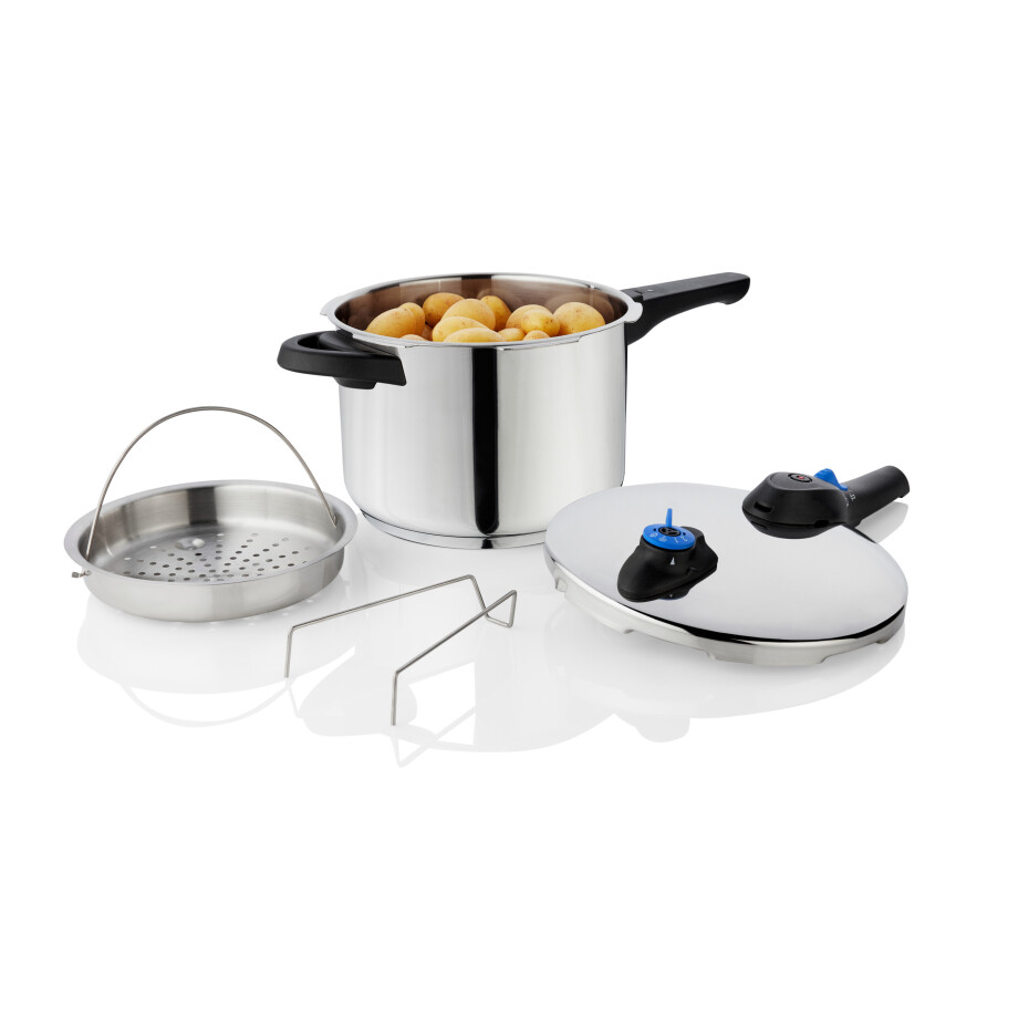 LIVARNO home RVS snelkookpan Ø 22 cm afbeelding 